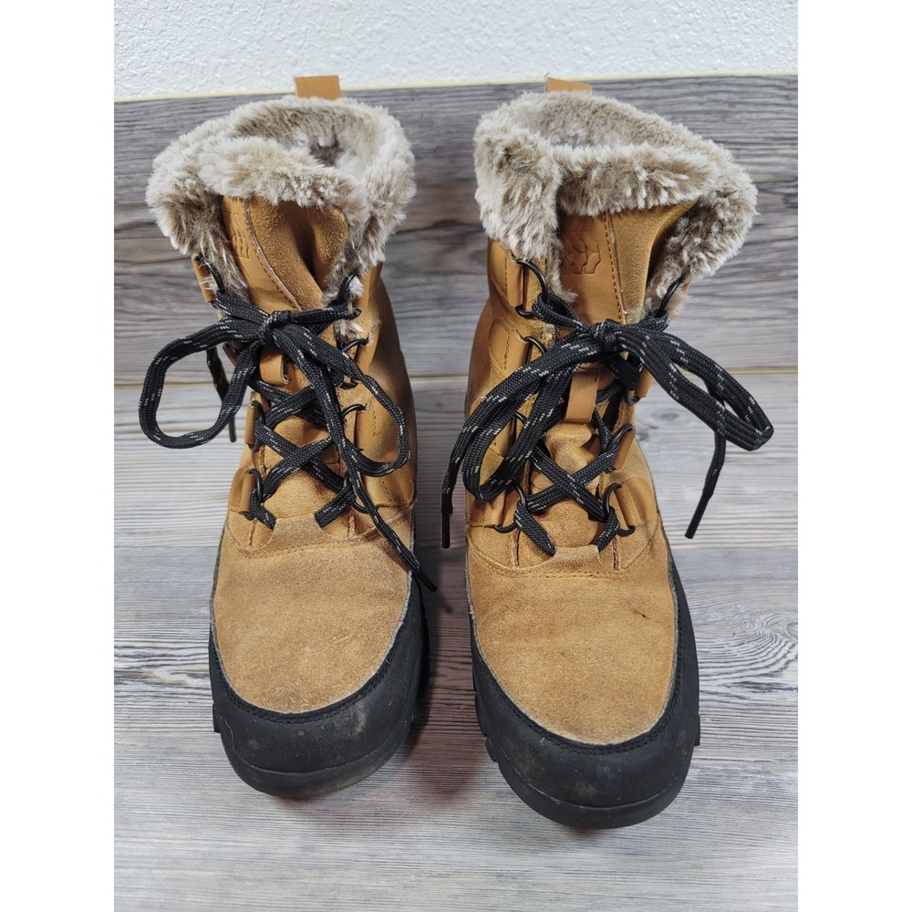 All in Motion Winter Boots Thermolite for warmth tan Suede waterproof size 7